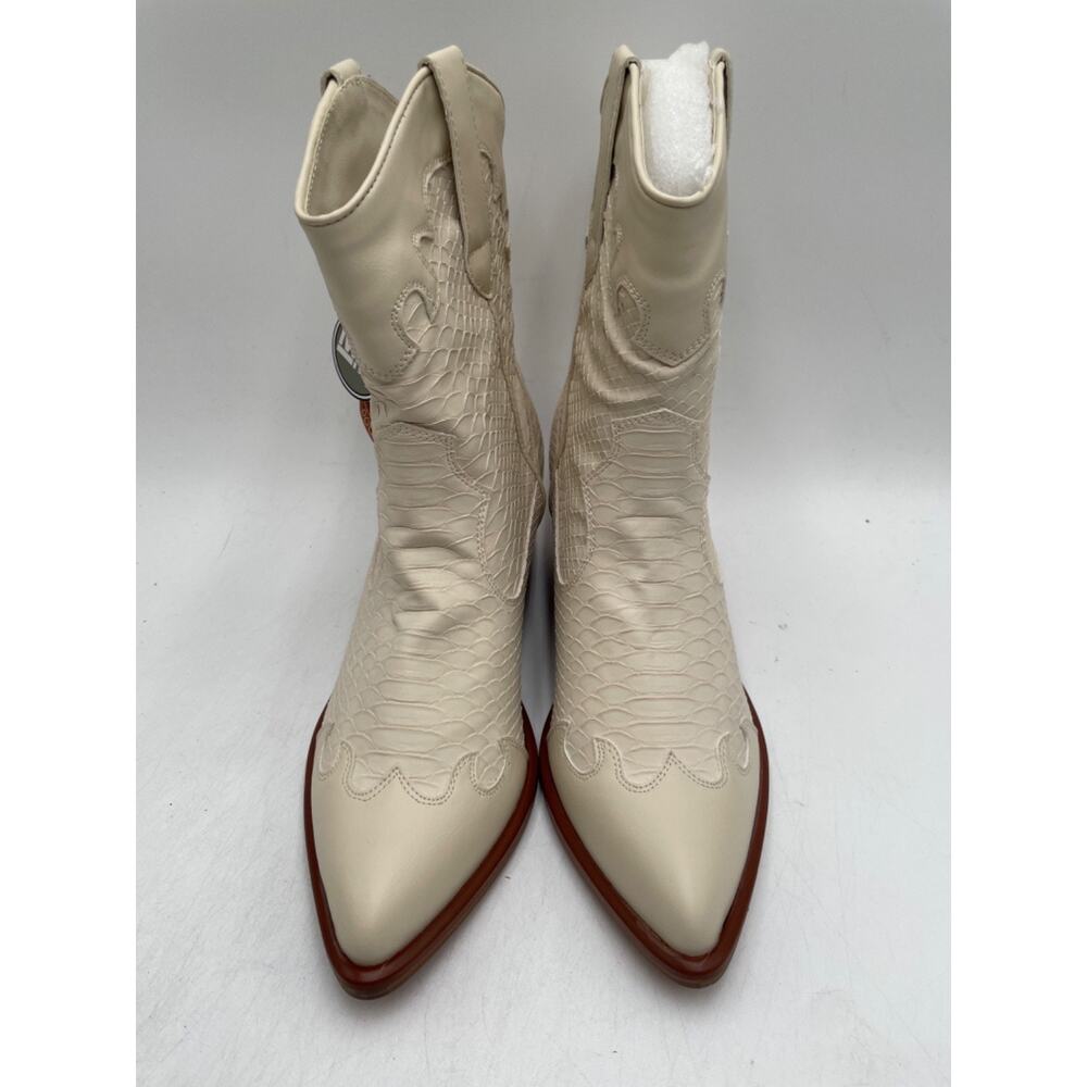 MIA Cream Western Boots - Picture 6 of 11